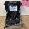 A drinking fountain covered with a trash bag at a Yellowknife high school. Alice Twa/Cabin Radio