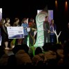 The Land Remembers Us team members accept their award in a still from a live stream of the 2026 Arctic Inspiration Prize ceremony in Whitehorse.