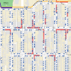 A detail from a City of Yellowknife food truck parking map.