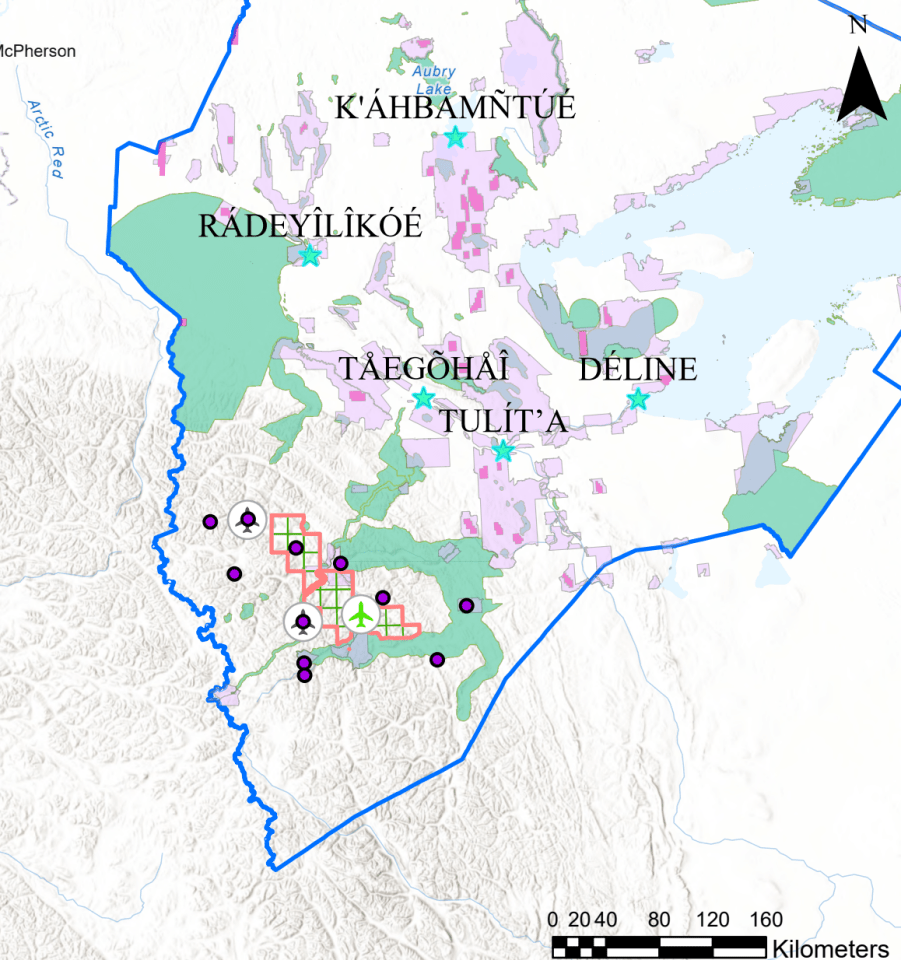 A map included in Rio Tinto's copper exploration application shows the proposed area.