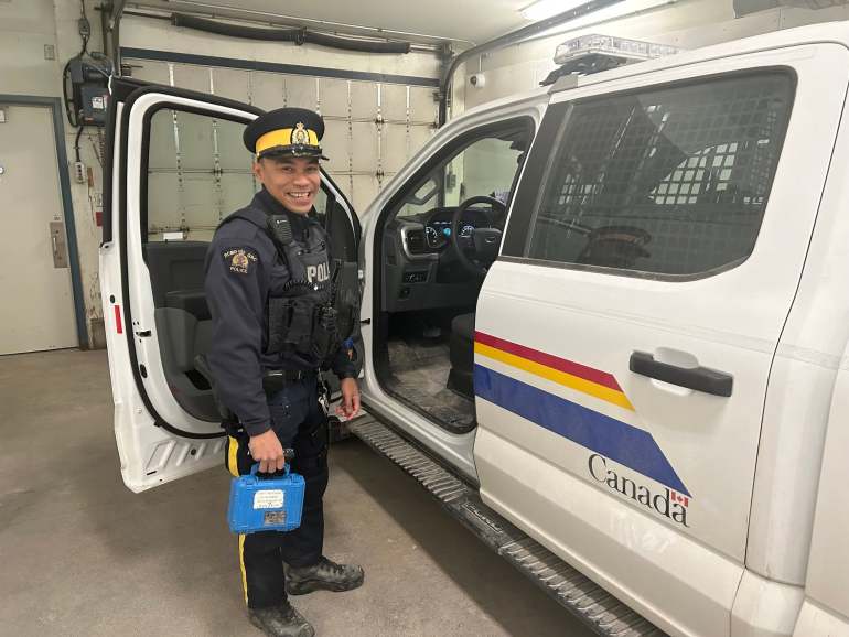Andrew Nunez is seen in a photo published by NWT RCMP.