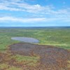 The burn scar of fire SS005 from the air. Photo: NWT Fire