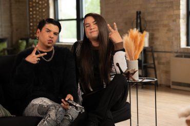 Scott Wabano and Kairyn Potts, co-hosts of Rezervations for Two. Photo: APTN
