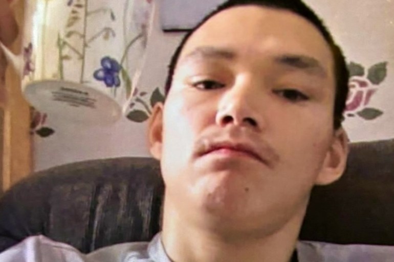 An RCMP handout image of Johnny Jr Ningeongan.