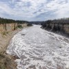 The Hay River north of Alexandra Falls. Ollie Williams/Cabin Radio