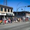 The Yellowknife Pride Parade on June 14, 2026. Dieselle Ford/Cabin Radio