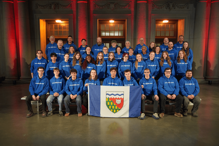 Team NWT at the 2026 Skills Canada National Competition. Photo: Submitted