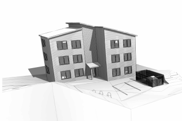 A Passive Design Solutions drawing of the proposed Findlay Point development.