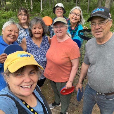 A submitted photo of people who helped put together Fort Simpson's 2026 Participaction challenge entry.