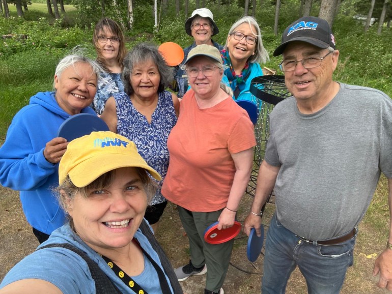 A submitted photo of people who helped put together Fort Simpson's 2026 Participaction challenge entry.