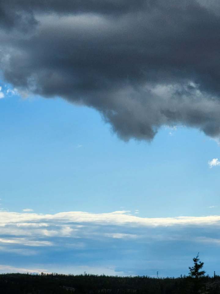 "Credit: Marshall, 12 years old, storm enthusiast," wrote Renee Sanderson.