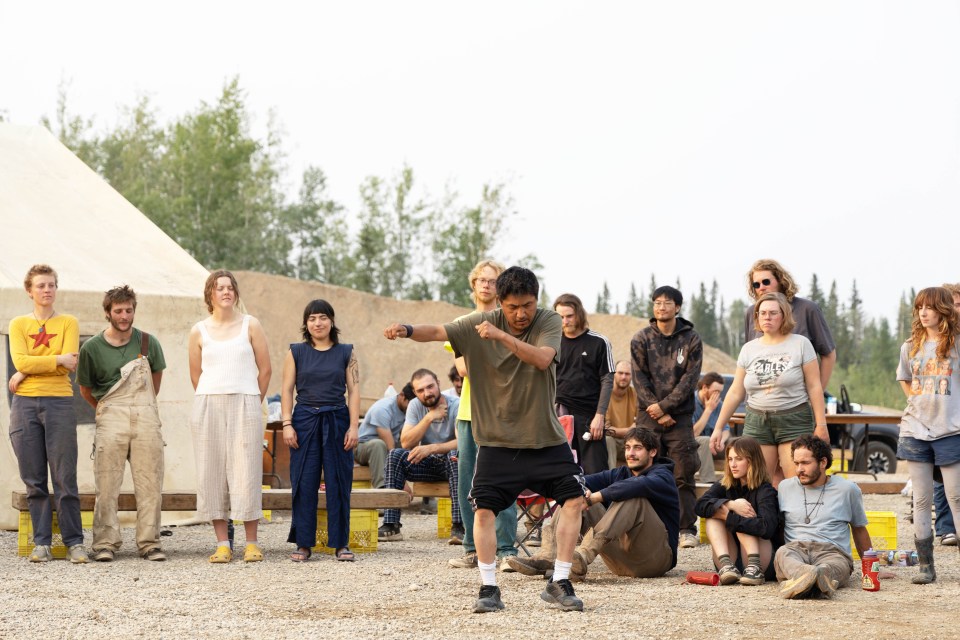 A scene from the celebration. Claire McFarlane/Cabin Radio