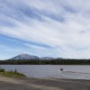 The Nahanni Butte river crossing in July 2026