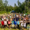 Attendees at a ceremony to open Wood Buffalo National Park's new field station. Photo: Parks Canada