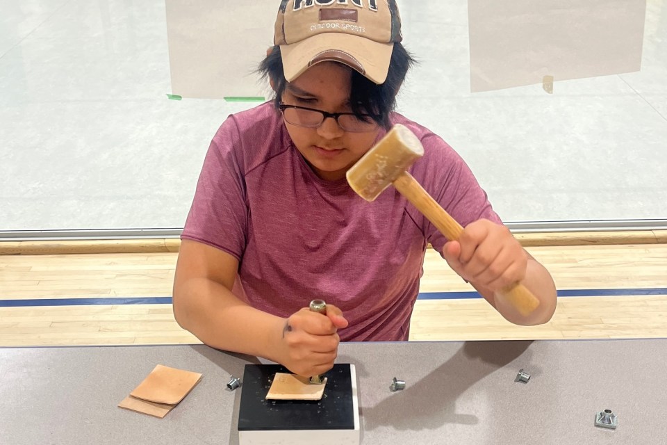 A wallet in production. Photo: Submitted
