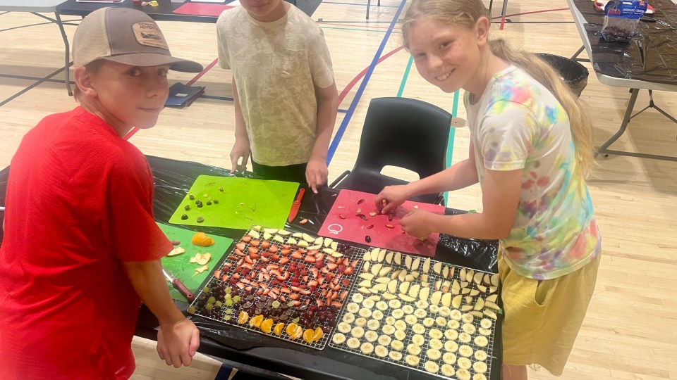 Dried food was a component of this year's camp. Photo: Submitted