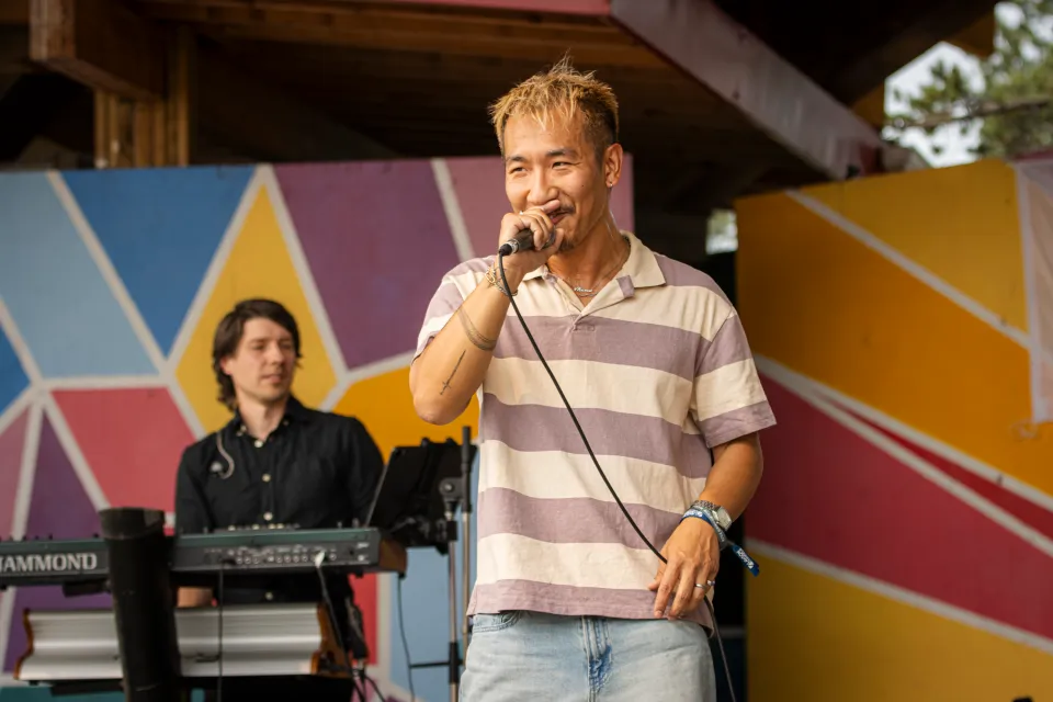 Jonny Vu, right. Ollie Williams/Cabin Radio
