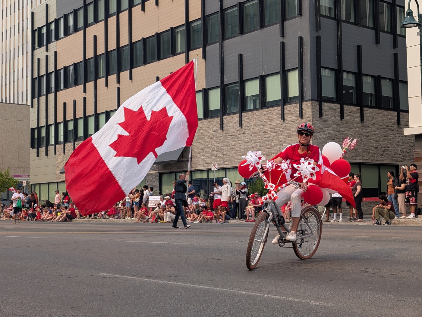 "Attached may be the most patriotic photo I've ever taken," said Emily Kuurstra, who submitted this photo from the 2026 Canada Day parade in Yellowknife.