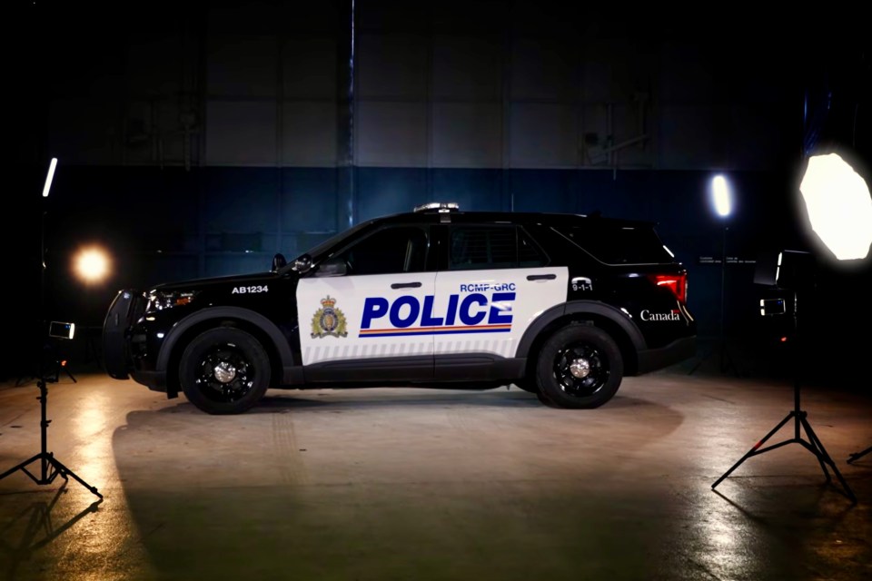 An RCMP image of a vehicle in the force's 2026 livery.