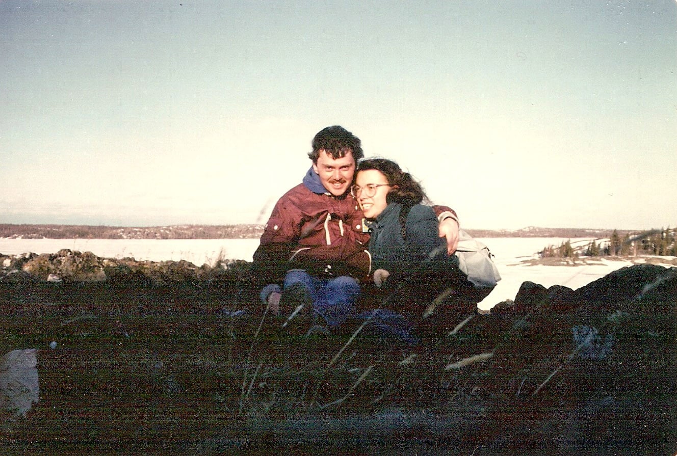 Kevin O'Reilly and Suzette Montreuil in a photo that he says was taken on their first date in 1986. Photo: Submitted