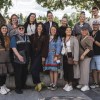 A photo posted to Taalrumiq's Facebook page shows the artists behind the A River Runs Beneath exhibit in Sweden. Photo: Dáidadállu