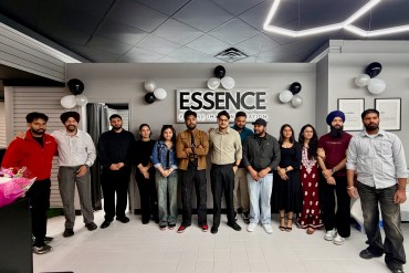 The Essence Hair Studio team and friends. Dieselle Ford/Cabin Radio