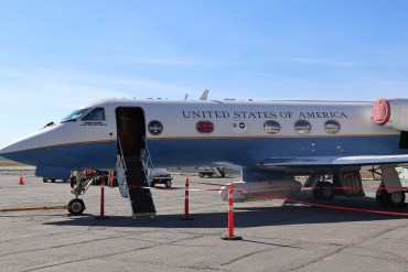 Nasa Armstrong Flight Research Centre's C-20A. Eshana Gohil/Cabin Radio