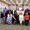 Members of the Northwest Territories Health and Social Services Authority executive leadership team pose for a 10-year anniversary photo. Alice Twa/Cabin Radio