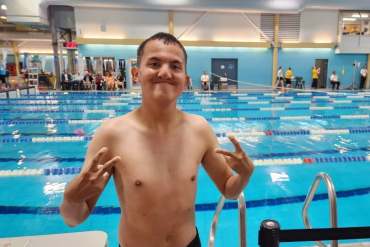 Marcus Wedawin is seen in a photo published by Special Olympics Canada Summer Games organizers.