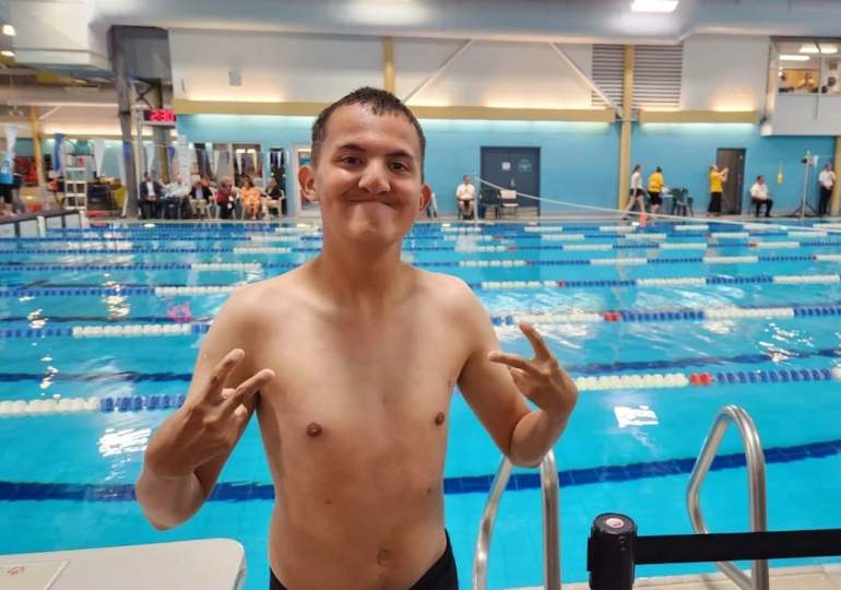 Marcus Wedawin is seen in a photo published by Special Olympics Canada Summer Games organizers.