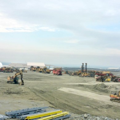 A GNWT inspector's photo of the Ekati diamond mine in July 2026.