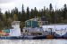 Boat previously sinking in Yellowknife Bay floats once more